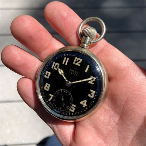 rolex military pocket watch for sale|vintage rolex military watches.